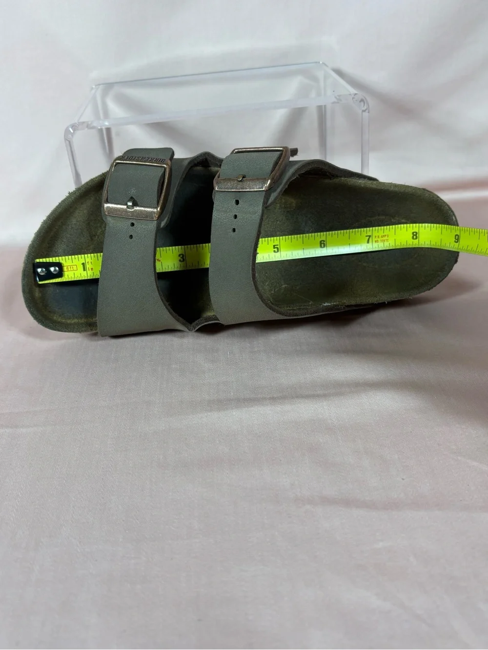 Birkenstock Arizona Kid's Mocha Slides Adjustable Straps/Rose Buckle SZ 2 - 2.5
